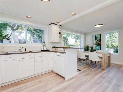 2207 Victor St, Victoria, BC - Indoor Photo Showing Kitchen With Double Sink