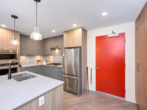 104-960 Reunion Ave, Langford, BC - Indoor Photo Showing Kitchen With Stainless Steel Kitchen With Double Sink With Upgraded Kitchen