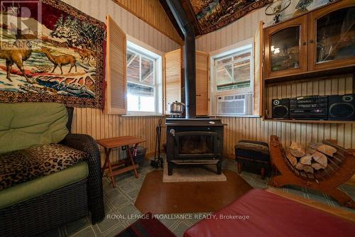 358A Little Finch Lake Road, Addington Highlands, ON - Indoor Photo Showing Other Room With Fireplace