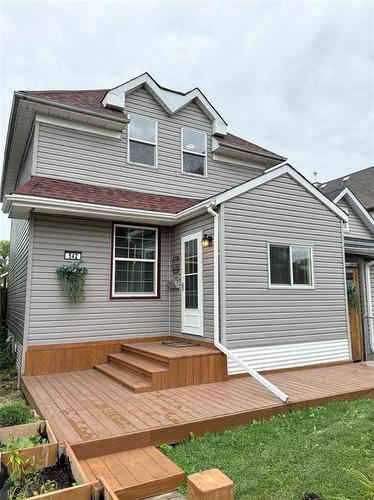 542 Home Street, Winnipeg, MB - Outdoor With Deck Patio Veranda