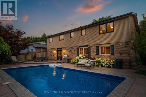 4519 Concord Place, Burlington, ON - Outdoor With In Ground Pool