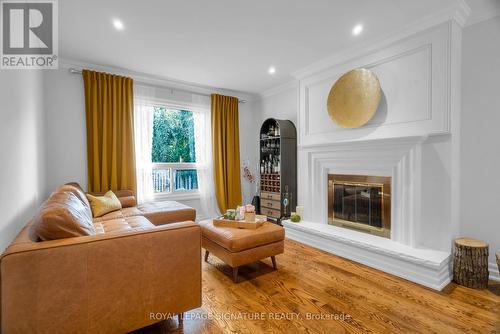 70 Wyndfield Crescent, Whitby (Pringle Creek), ON - Indoor Photo Showing Living Room With Fireplace