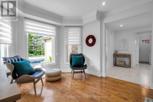 70 Wyndfield Crescent, Whitby (Pringle Creek), ON - Indoor Photo Showing Living Room With Fireplace