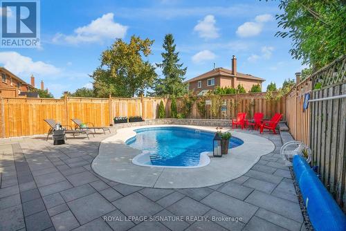 70 Wyndfield Crescent, Whitby (Pringle Creek), ON - Outdoor With In Ground Pool With Backyard