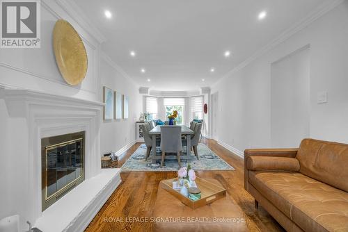 70 Wyndfield Crescent, Whitby (Pringle Creek), ON - Indoor Photo Showing Living Room With Fireplace