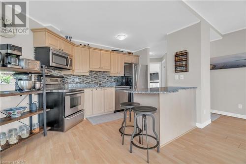 135 James Street S Unit# 614, Hamilton, ON - Indoor Photo Showing Kitchen With Stainless Steel Kitchen With Upgraded Kitchen