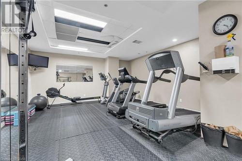 135 James Street S Unit# 614, Hamilton, ON - Indoor Photo Showing Gym Room