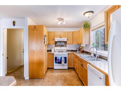 311 3Rd Avenue S, Creston, BC - Indoor Photo Showing Kitchen With Double Sink