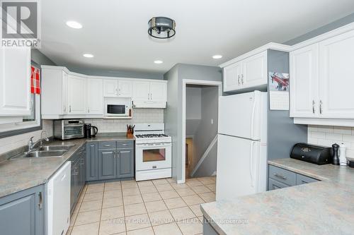 4 Highland Court, Kawartha Lakes (Lindsay), ON - Indoor Photo Showing Kitchen With Double Sink