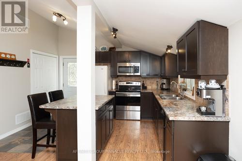 24 Hargrave Road, Kawartha Lakes (Kirkfield), ON - Indoor Photo Showing Kitchen With Double Sink