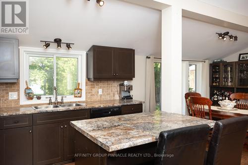 24 Hargrave Road, Kawartha Lakes (Kirkfield), ON - Indoor Photo Showing Kitchen With Double Sink