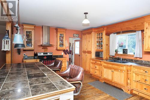 3462 Monck Road, Kawartha Lakes (Norland), ON - Indoor Photo Showing Kitchen With Double Sink