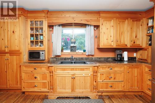 3462 Monck Road, Kawartha Lakes (Norland), ON - Indoor Photo Showing Kitchen With Double Sink