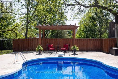 77 Bond Street W, Kawartha Lakes (Lindsay), ON - Outdoor With In Ground Pool With Backyard