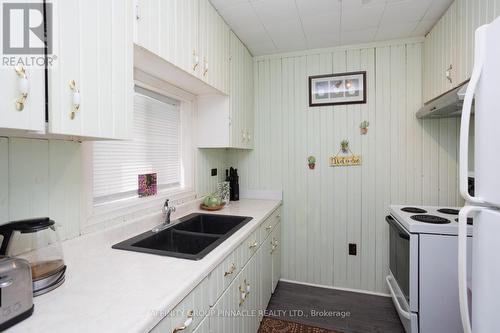 1702 Kirkfield Road, Kawartha Lakes (Kirkfield), ON - Indoor Photo Showing Kitchen With Double Sink