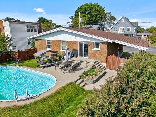 Aerial photo - 462 Rue Surprenant, Drummondville, QC - Outdoor With In Ground Pool