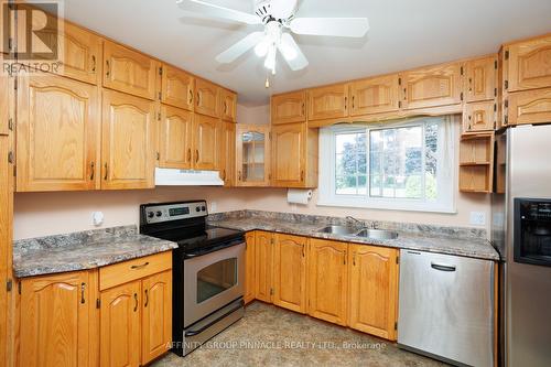 48 Albert Street, Kawartha Lakes (Fenelon Falls), ON - Indoor Photo Showing Kitchen With Double Sink