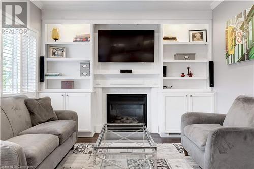 2107 Nightingale Way, Oakville, ON - Indoor Photo Showing Living Room With Fireplace