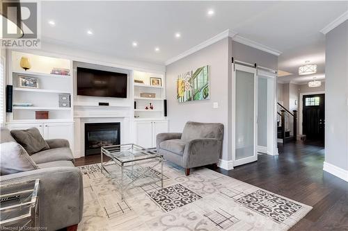 2107 Nightingale Way, Oakville, ON - Indoor Photo Showing Living Room With Fireplace