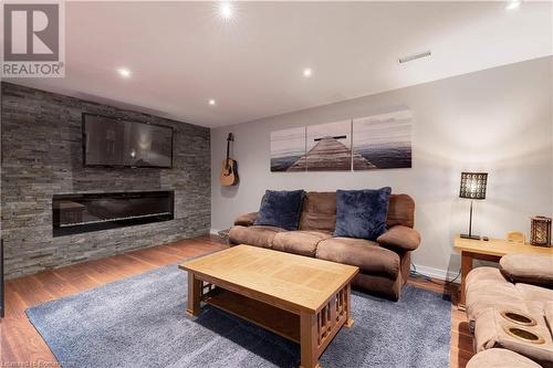 2107 Nightingale Way, Oakville, ON - Indoor Photo Showing Living Room With Fireplace