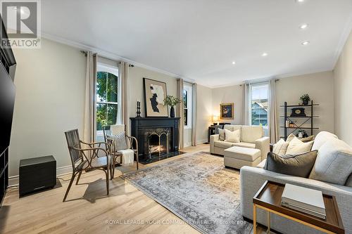 169 King Street W, Uxbridge, ON - Indoor Photo Showing Living Room With Fireplace