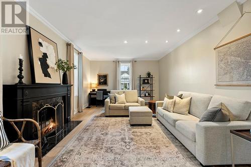 169 King Street W, Uxbridge, ON - Indoor Photo Showing Living Room With Fireplace