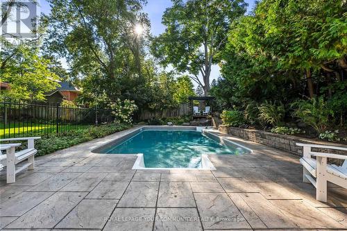 169 King Street W, Uxbridge, ON - Outdoor With In Ground Pool With Backyard