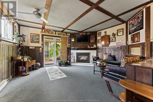 1012 Glidden, Windsor, ON - Indoor With Fireplace