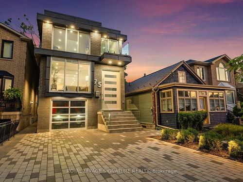 75 Holborne Ave, Toronto, ON - Outdoor With Deck Patio Veranda With Facade