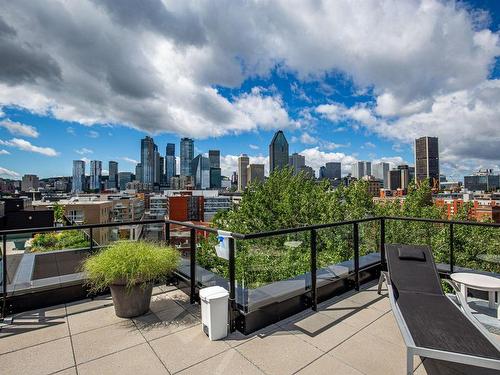 Terrasse - 522-225 Rue De La Montagne, Montréal (Le Sud-Ouest), QC - Outdoor With Balcony With View