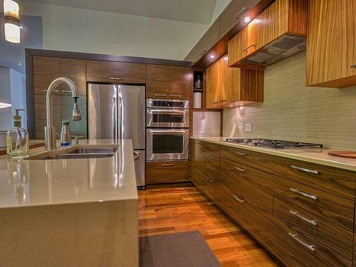 Cuisine - 4880 Rue De La Grande-Promenade, Sainte-Adèle, QC - Indoor Photo Showing Kitchen With Double Sink