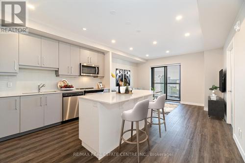 1411 - 15 Queen Street S, Hamilton, ON - Indoor Photo Showing Kitchen With Stainless Steel Kitchen With Upgraded Kitchen