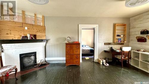 116 Main Street, Wiseton, SK - Indoor With Fireplace