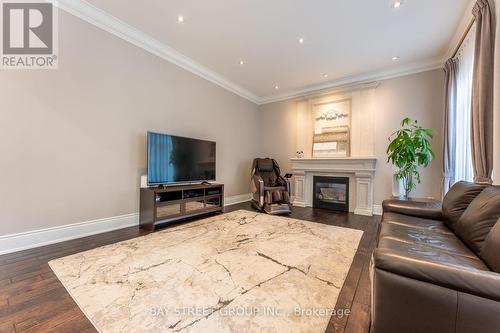 12 Toscanini Road, Richmond Hill, ON - Indoor Photo Showing Living Room With Fireplace