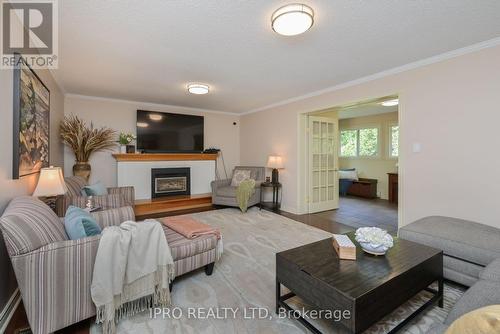 1643 Sumach Road, Caledon (Caledon Village), ON - Indoor Photo Showing Living Room With Fireplace