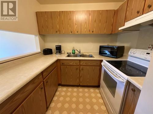 185 Chamberlain Crescent Unit# 301, Tumbler Ridge, BC - Indoor Photo Showing Kitchen With Double Sink