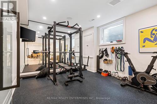 18 Wendell Avenue, Toronto, ON - Indoor Photo Showing Gym Room