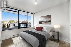 Virtually staged Bedroom - 