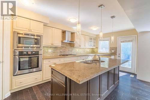 8 Portwine Drive, Toronto, ON - Indoor Photo Showing Kitchen With Double Sink With Upgraded Kitchen