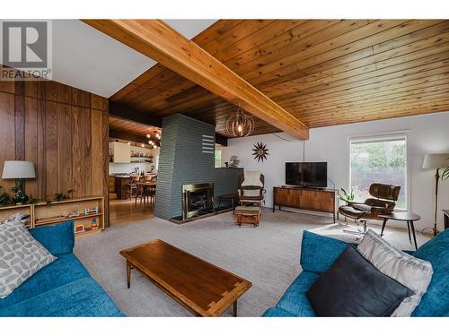 1559 Alward Street, Prince George, BC - Indoor Photo Showing Living Room With Fireplace