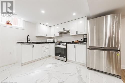 96 Cardinal Drive, Hamilton, ON - Indoor Photo Showing Kitchen With Upgraded Kitchen