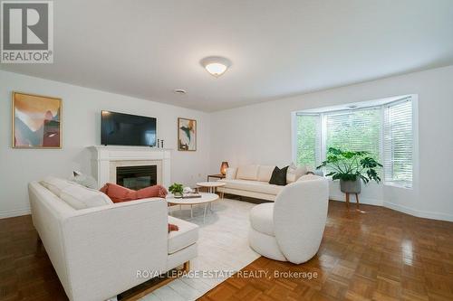 43 Bellamy Road S, Toronto, ON - Indoor Photo Showing Living Room With Fireplace