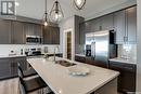 2977 Bellegarde Crescent, Regina, SK  - Indoor Photo Showing Kitchen With Double Sink With Upgraded Kitchen 