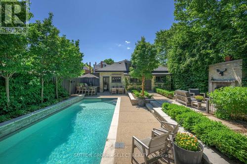 867 Hellmuth Avenue, London, ON - Outdoor With In Ground Pool With Backyard