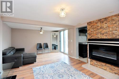 681 Crescent Road, Fort Erie, ON - Indoor Photo Showing Living Room With Fireplace