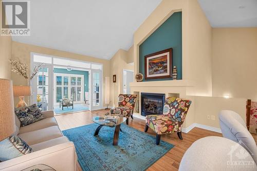 331 Nestleton Street, Ottawa, ON - Indoor Photo Showing Living Room With Fireplace