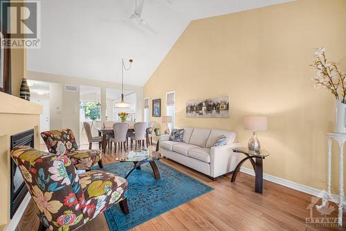 331 Nestleton Street, Ottawa, ON - Indoor Photo Showing Living Room With Fireplace