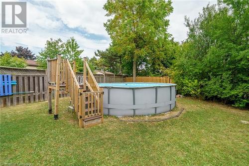 16 Boon Court, Hamilton, ON - Outdoor With Above Ground Pool