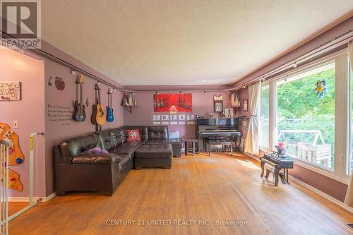 1329 Hilliard Street, Peterborough (Northcrest), ON - Indoor Photo Showing Living Room With Fireplace