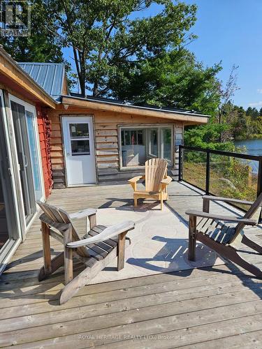 2035C Fifth Lake Road, Central Frontenac, ON - Outdoor With Deck Patio Veranda